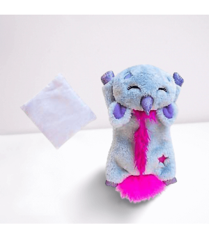 Peluche pour chat Unicorn cuddle pal avec sachet de sarrasin.