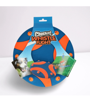 Frisbee whistle Chuckit pour chien.
