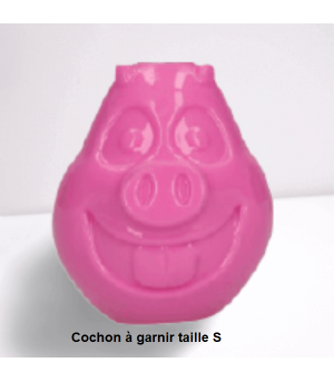 Jouet d'occupation Cochon à garnir taille S pour chien.