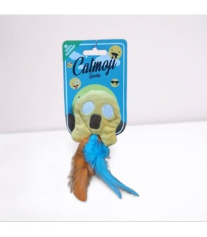 Peluche émoticône Madnip pour chat.