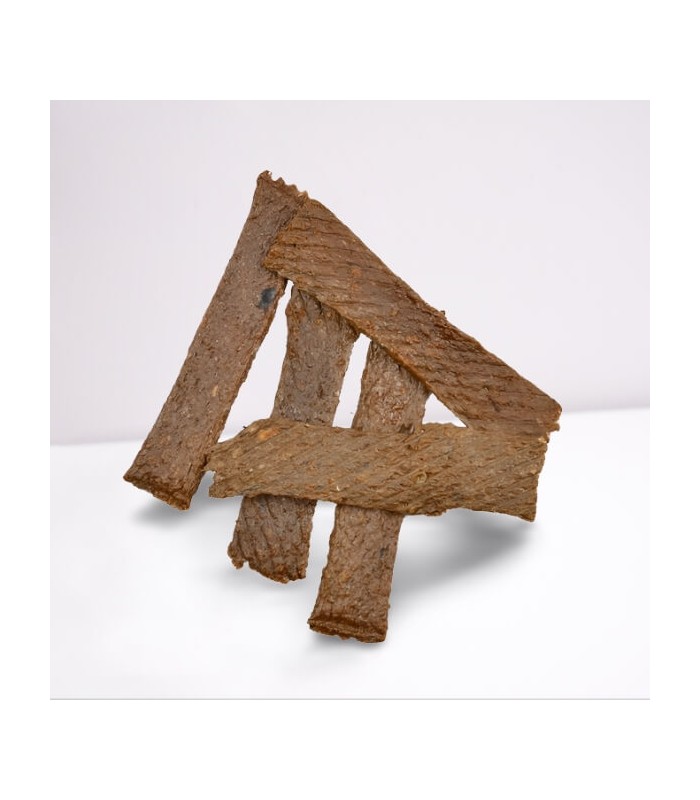 Friandise naturelle pour chien : lanière de mouton.