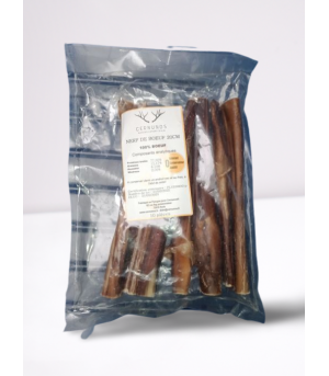 nerf de boeuf 20 cm à l'unité pour chien.