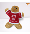 Peluche gingerman Eddie pour chien.