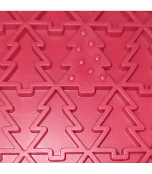 Lickimat motif sapin pour chien Sodapup Peace Holiday.