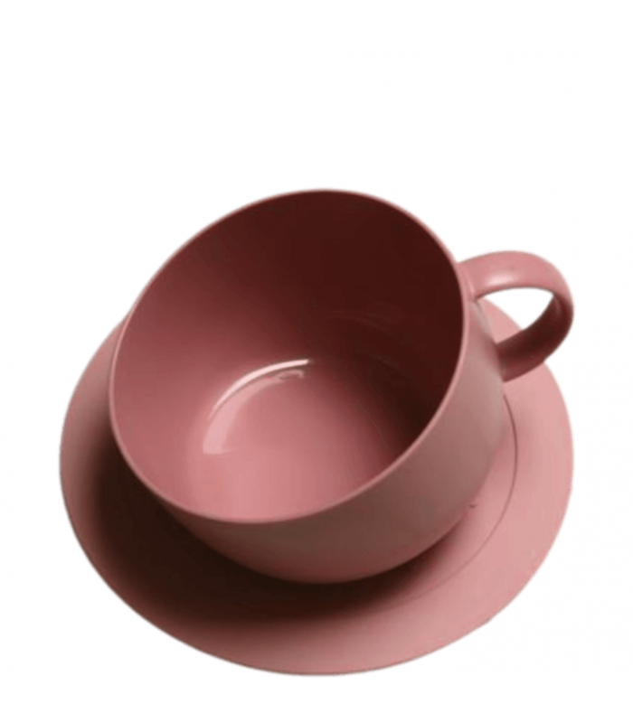 Gamelle mug rose pour chien.