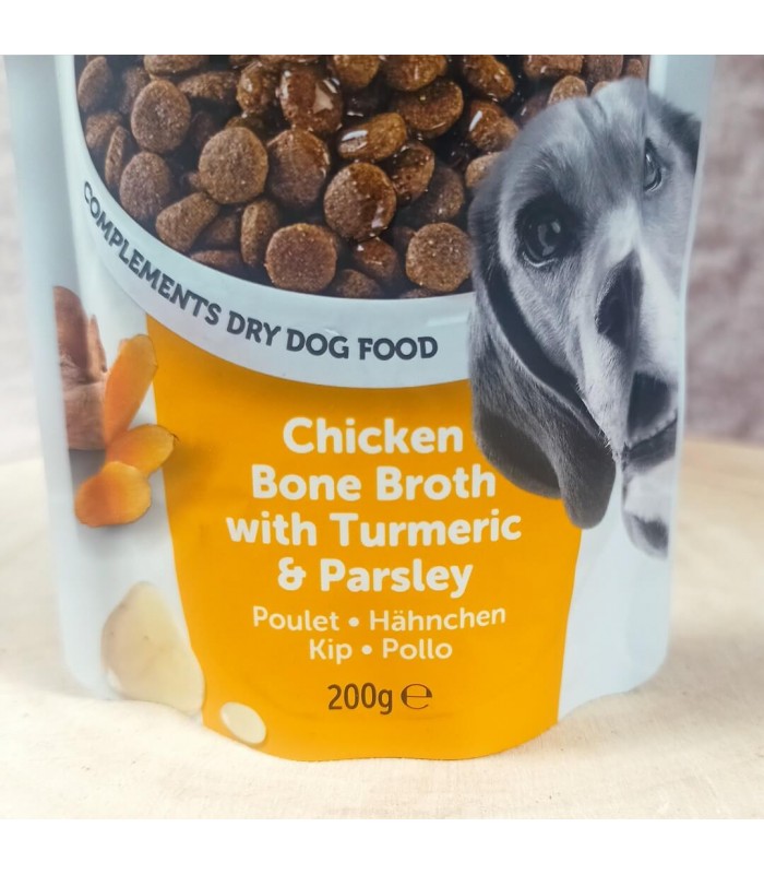 Bouillon d'os au poulet pour chien Paws détente Tourcoing