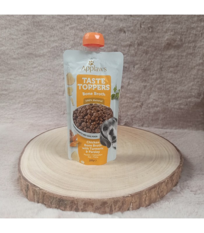 Bouillon d'os au poulet pour chien Paws détente Tourcoing