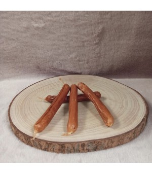 Saucisse de canard pour chien.