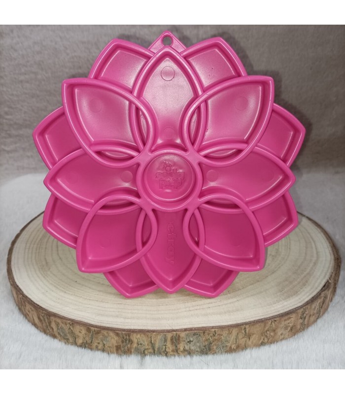 Gamelle anti glouton mandala rose Sodapup.