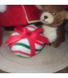 Cadeau mini peluche cachette du burrow santa sleigh zippy paws.