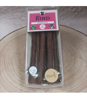 Friandise au boeuf pour chien.