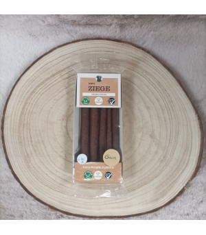 Friandise à la chèvre pour chien.