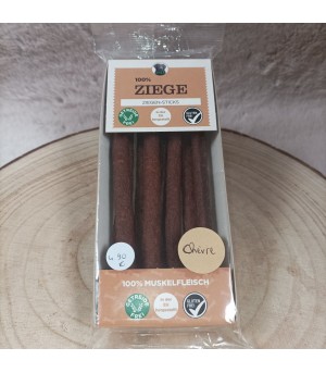 Bâtonnet à la chèvre pour chien.