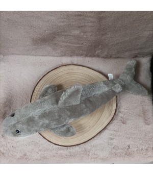 Peluche requin couineur Jigglerz du kit croco shark pour chien.