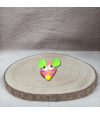 Peluche pour chat souris rigolote avec herbe à chat.