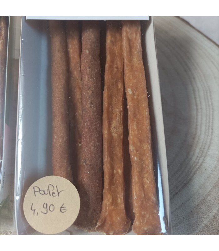 Bâtonnet au poulet pour chien.