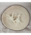 Friandise pour chien et chiot, patte de poulet séchée.