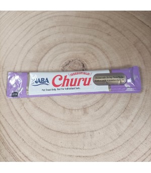 Tube de churu poulet et crevette pour chat.