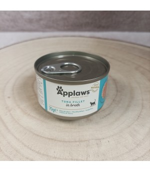Aplaws filet de thon en boîte pour chat.