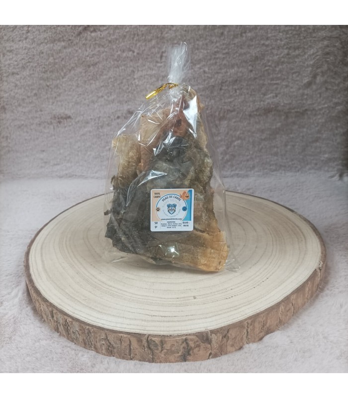 Peau de carpe pour chien.