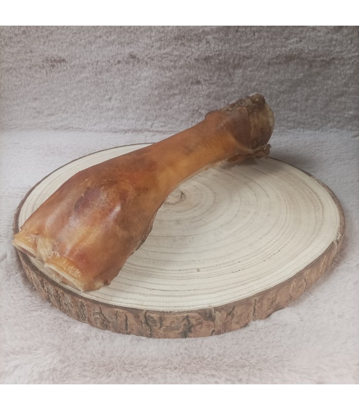Grand os de boeuf charnu pour chien.