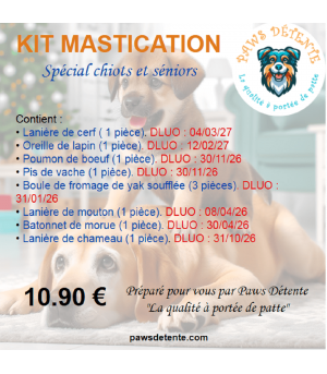 Composition du kit chiot.