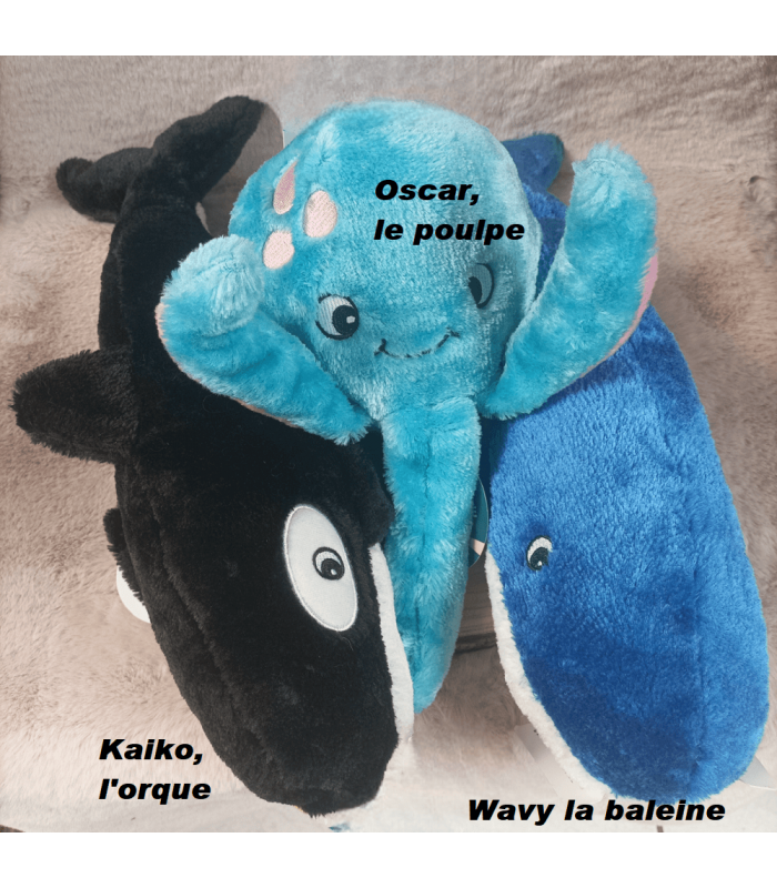 peluche animaux de la mer par Zippypaws pour chien.