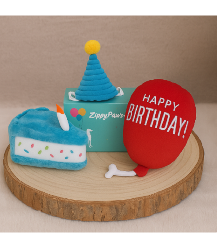 Peluche anniversaire pour chien.