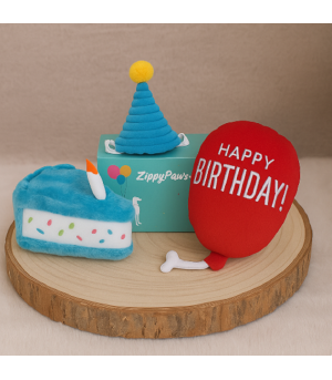 Peluche anniversaire pour chien.