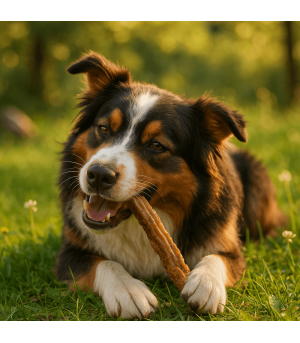 Mastication hypoallergénique pour chien, l'oesophage de chameau.