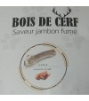 Mastication pour chien bois de cerf tranché aromatisé au jambon fumé.