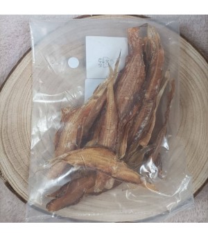 Mastication au poisson pour chien, filet de poisson.