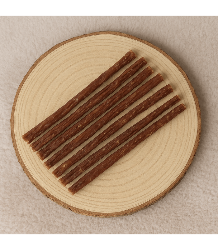 Mastication pour chat, bâtonnet d'intestin de mouton.