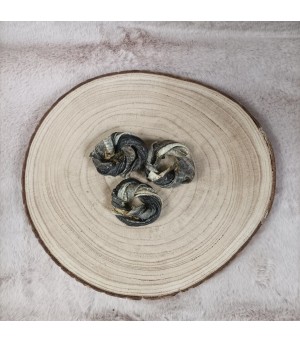 Friandise pour chien, donut de morue.