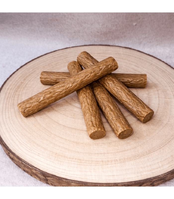 cigare d'autruche, friandise pour chien.