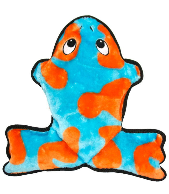 Peluche Invincible frog. Grenouille pour chien.