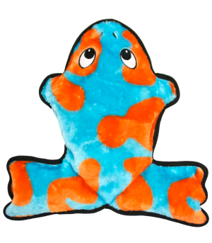 Peluche Invincible frog. Grenouille pour chien.