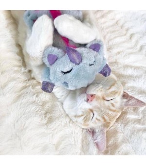 doudou licorne pour chat.