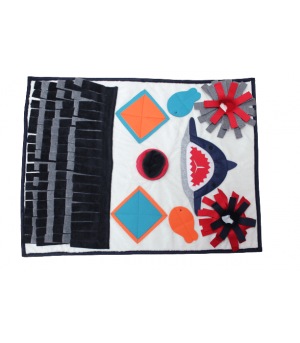 Tapis de fouille requin de Puppia pour chien.