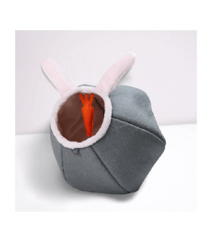 Niche bunny grise pour chat United pet.